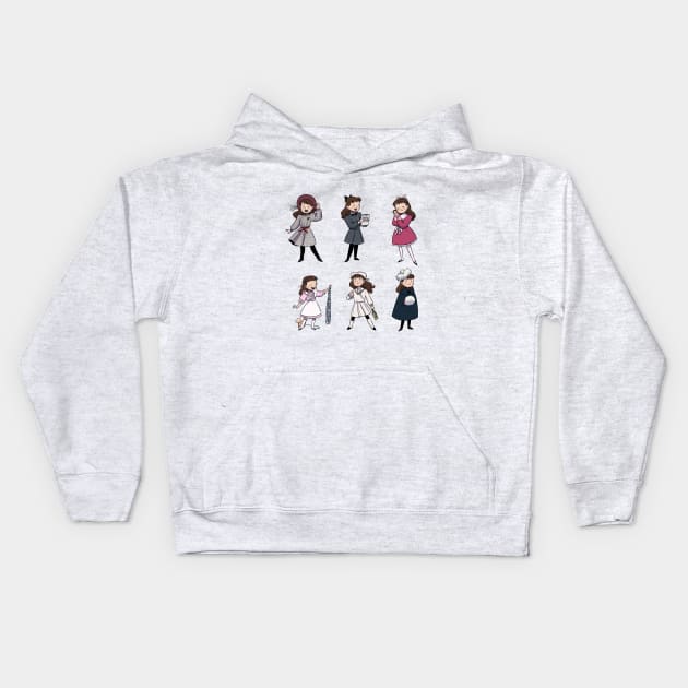 Samantha Parkington - American Girl Kids Hoodie by LaurenS